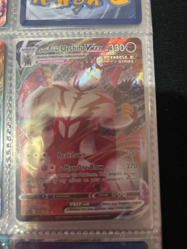 Single Strike Urshifu Vmax Card