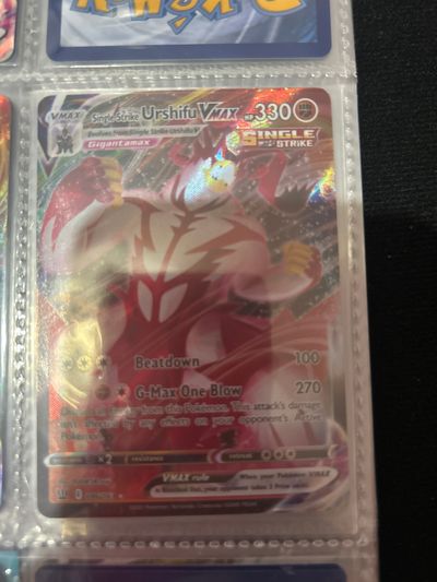 Single Strike Urshifu Vmax Card