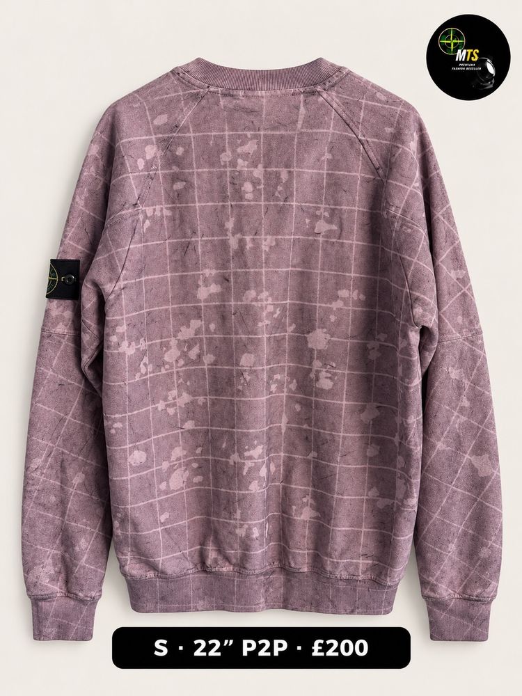 2519 Stone Island laser camo dust sweatshirt 22” p2p image 2