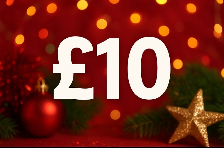 £10 starts as shown on screen