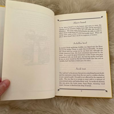 Lock, Stock & Barrel (Past Times) Familiar Sayings & Their Meanings 1998 BNWOT Hard Cover Book 9