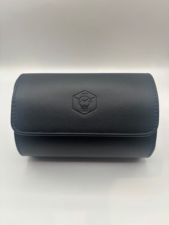 Luxury Watch Roll - Two Watches - Black 1