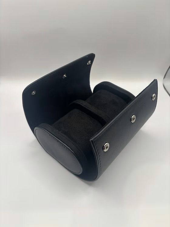 Luxury Watch Roll - Two Watches - Black 2