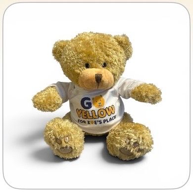 ZoeTeddy Bear With White Printed T-Shirt