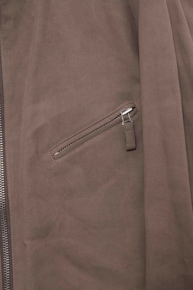 Helmut Lang Vintage Cotton Canvas Moto Biker Jacket image 4