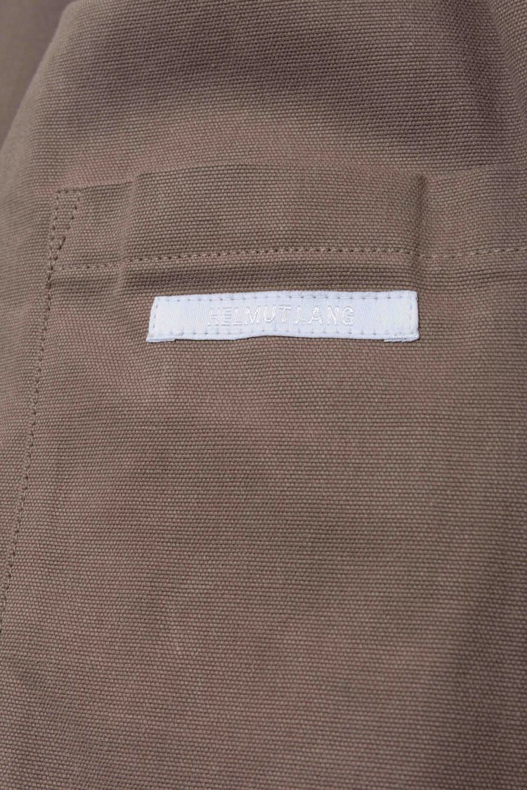Helmut Lang Vintage Cotton Canvas Moto Biker Jacket image 2