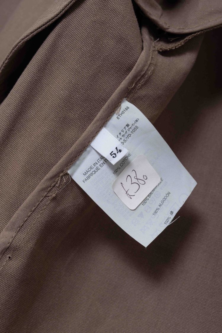 Helmut Lang Vintage Cotton Canvas Moto Biker Jacket image 8