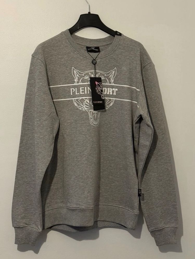Plein Sport Plein Sport Grey Sweatshirt/Jumper Size Small 90% Cotton 10% Viscose New + Tags product image
