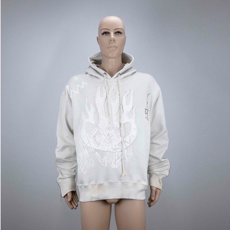 Other Hoodie over sleeve zip cream product image