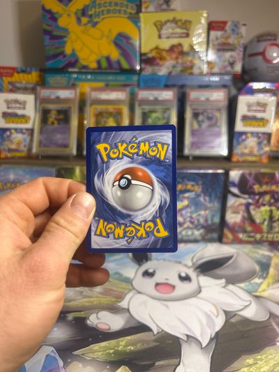 Pokemon Trading Card shown on screen