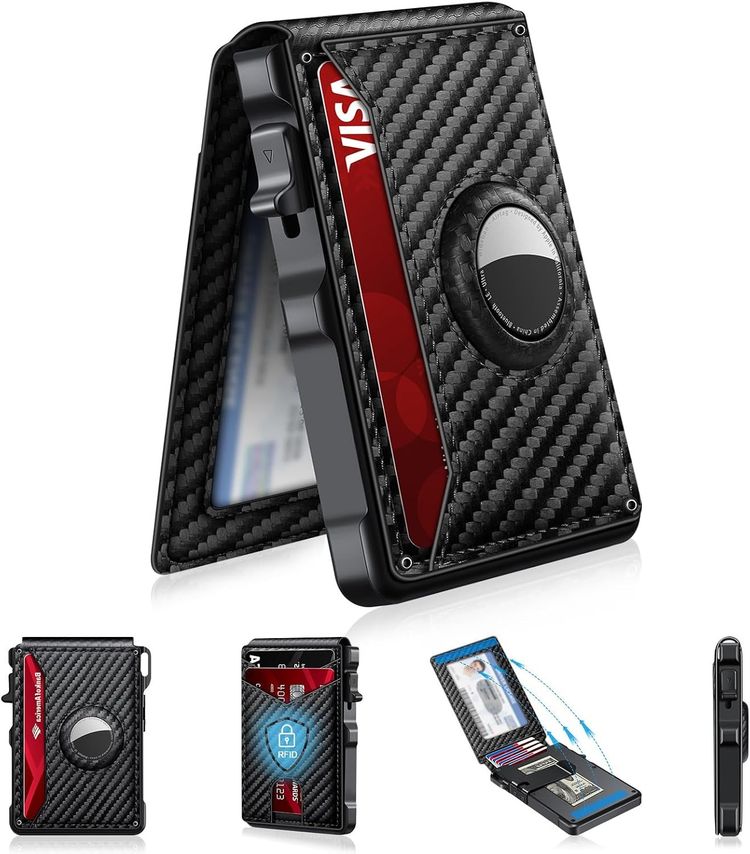Carbon Fiber Wallet With Card Holder image 1