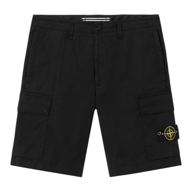Stone Island Stretch Cotton Tela Parachute Cargo Shorts