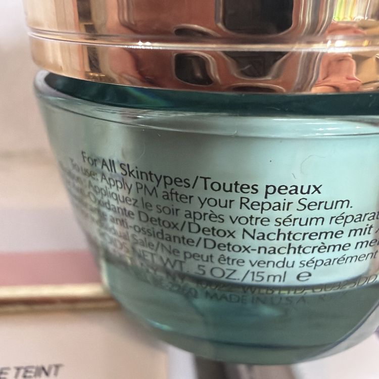 Estee Lauder Women's Nightwear Plus Moisturiser Anti-Oxidant Night Creme 15ml BN image 2