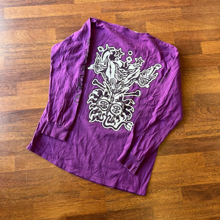 Supreme Clayton Patterson L/S Tee Light Purple Taglia M (Usata)