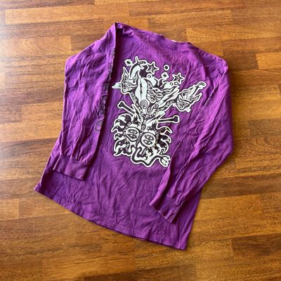 Supreme Clayton Patterson L/S Tee Light Purple Taglia M (Usata)