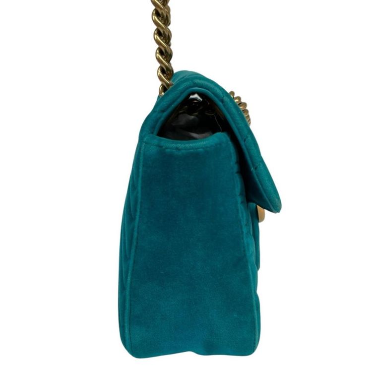 Gucci GG Velvet Marmont Shoulder Bag obraz 8