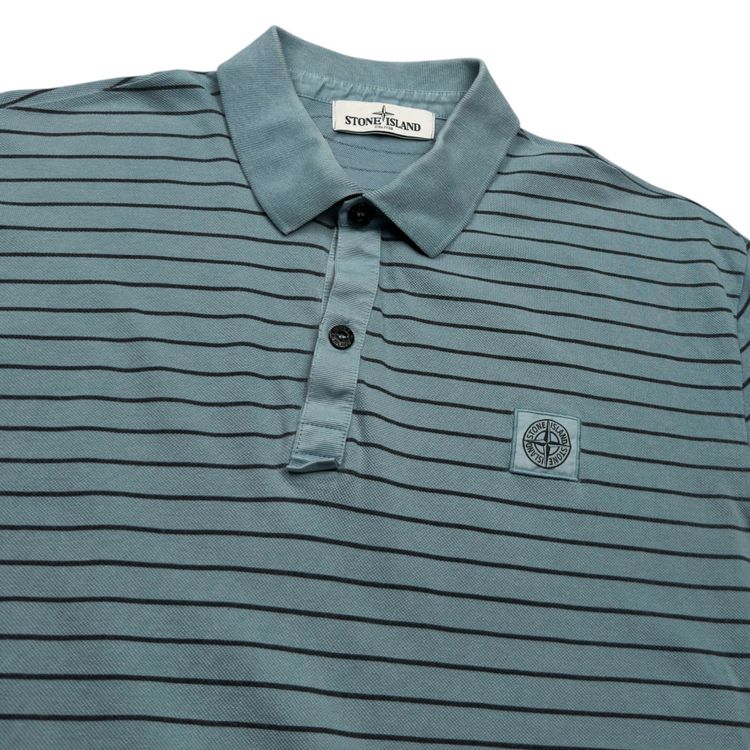 S/S 12 Stone Island Striped Polo Shirt imagen 3