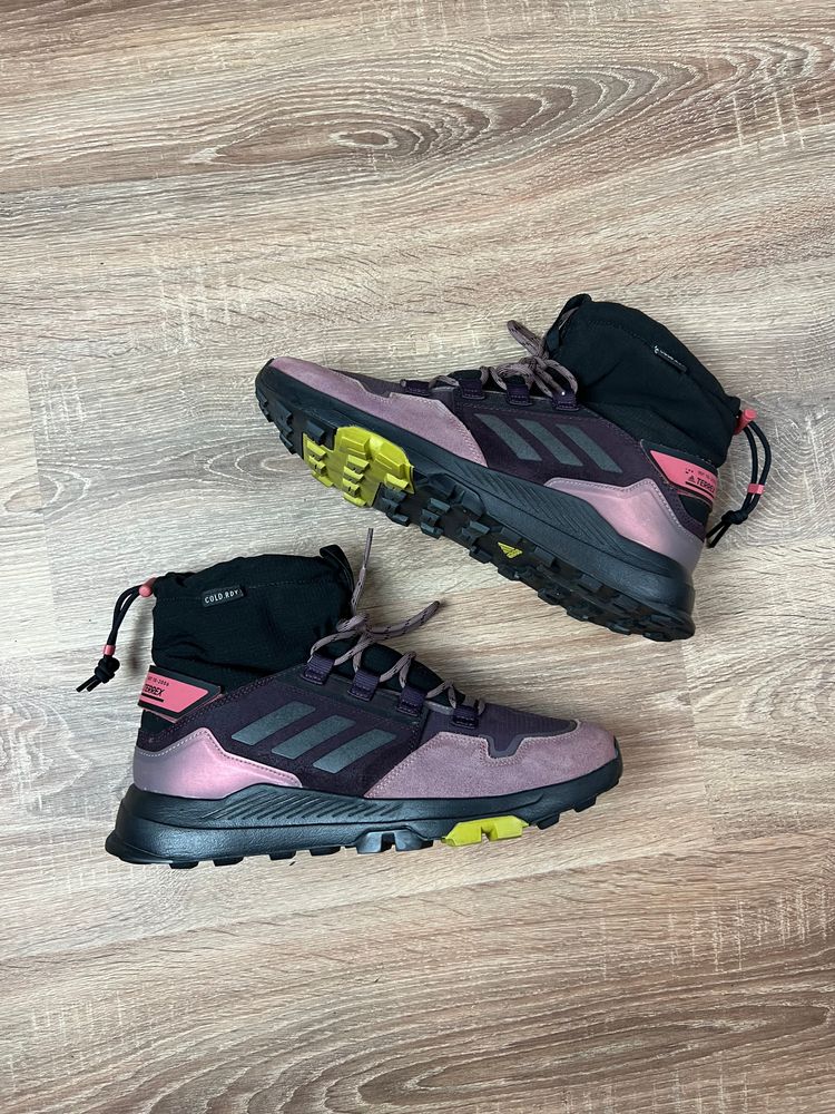 Purple Adidas Terrex Hikster Mid COLD.RDY UK9 image 3