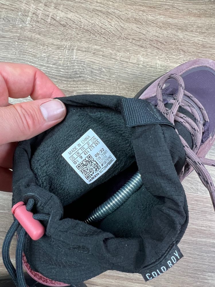 Purple Adidas Terrex Hikster Mid COLD.RDY UK9 image 2