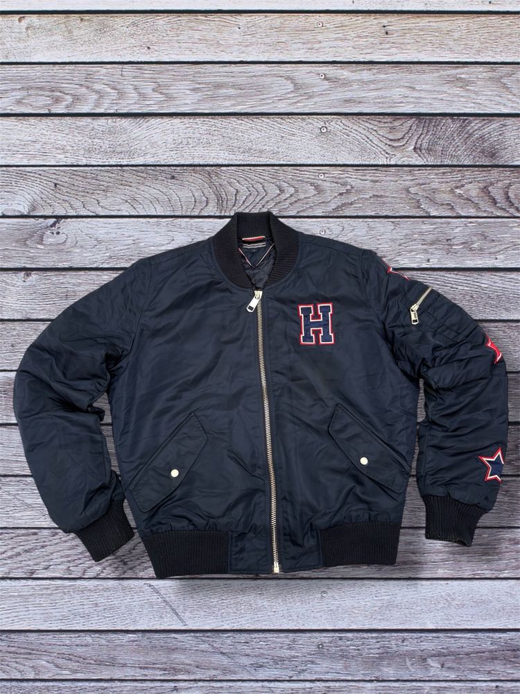 Other Black Bomber Jacket With Patches product image