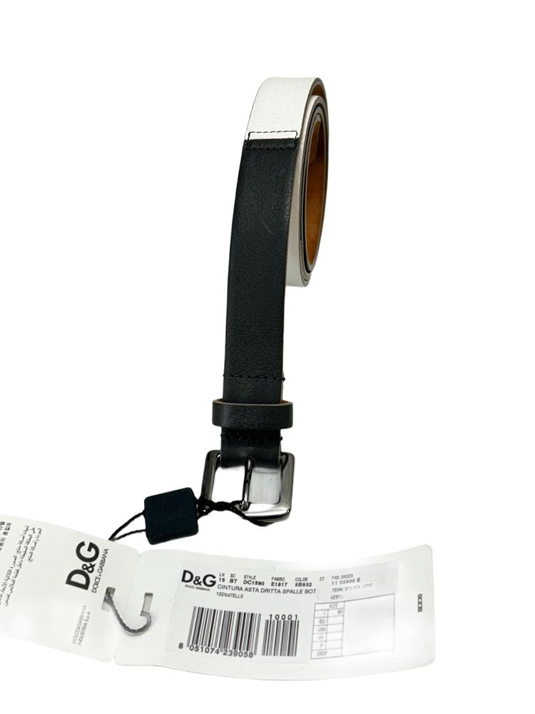 D&G ( Dolce & Gabbana ) Multi Colour Notch Buckle Belt image 3
