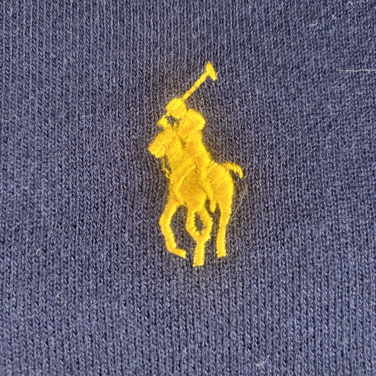 Ralph Lauren Navy Sweatshirt (XL, Pre‑Loved Grade B, Yellow Badge) imagen 5
