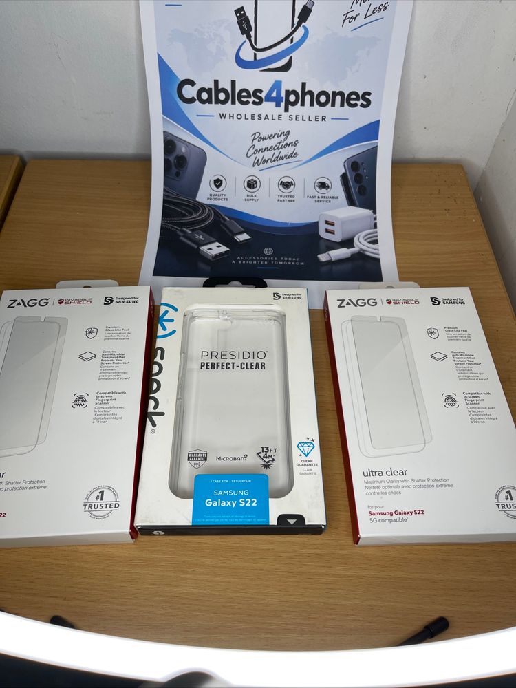 Zagg Screen Protectors And Phone Case For Samsung Galaxy S22