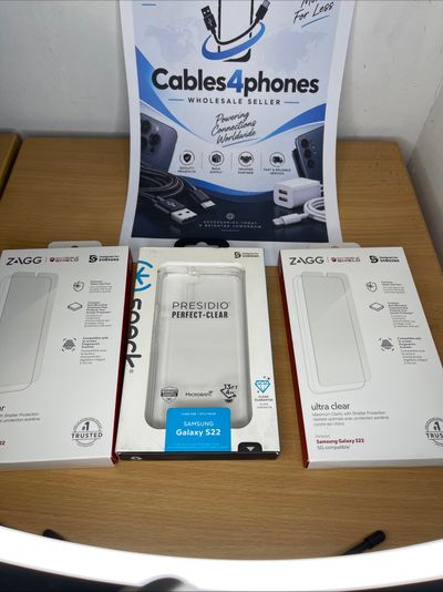 Zagg Screen Protectors And Phone Case For Samsung Galaxy S22