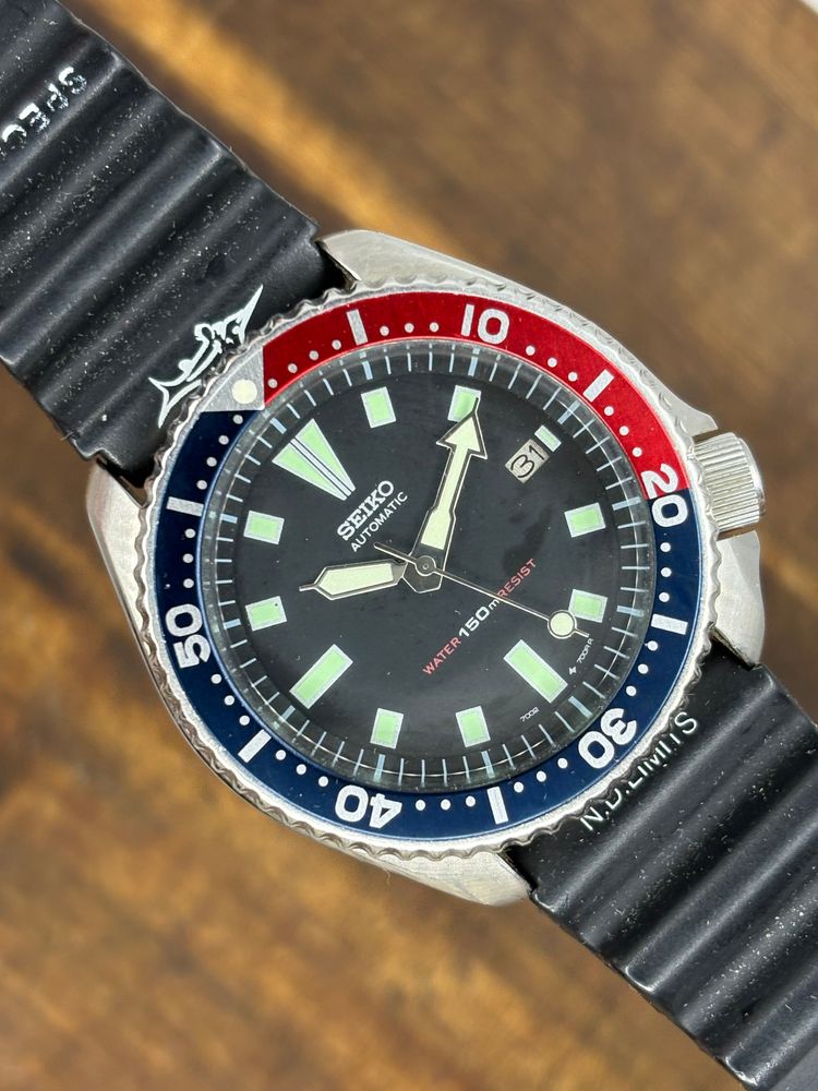 Seiko Automatic Diver – Pepsi Bezel (150m)