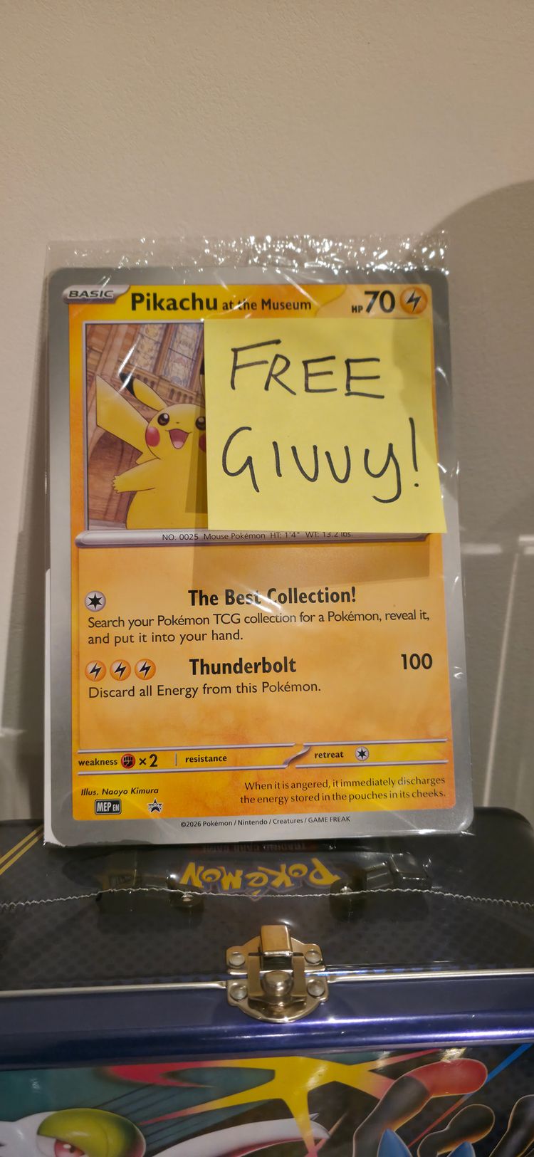 Pokemon Big Pika Giveaway product image