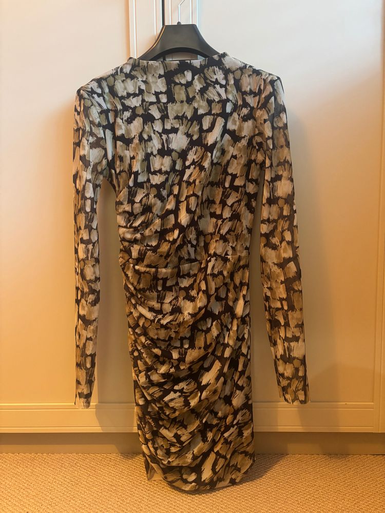 Zara Long Sleeve Ruched Dress