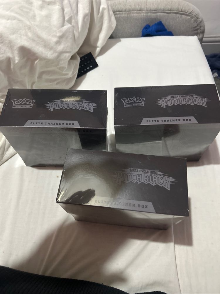 Pokémon 3 FOR SALE  1 per sale Pokémon Mega Evolution Pitch Black Elite Trainer Box product image