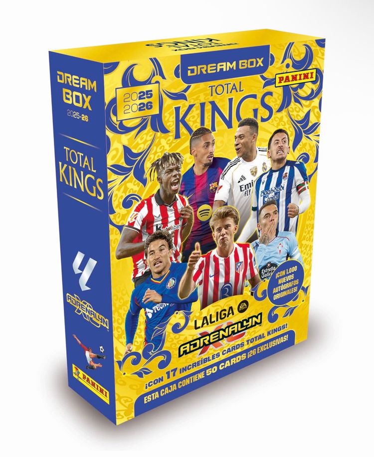 Panini Dream Box Total Kings 2025-26 Laliga Adrenalyn Trading Cards