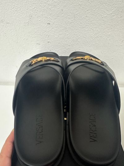 Versace Black Sandals 5