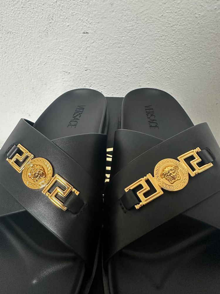 Versace Black Sandals 4