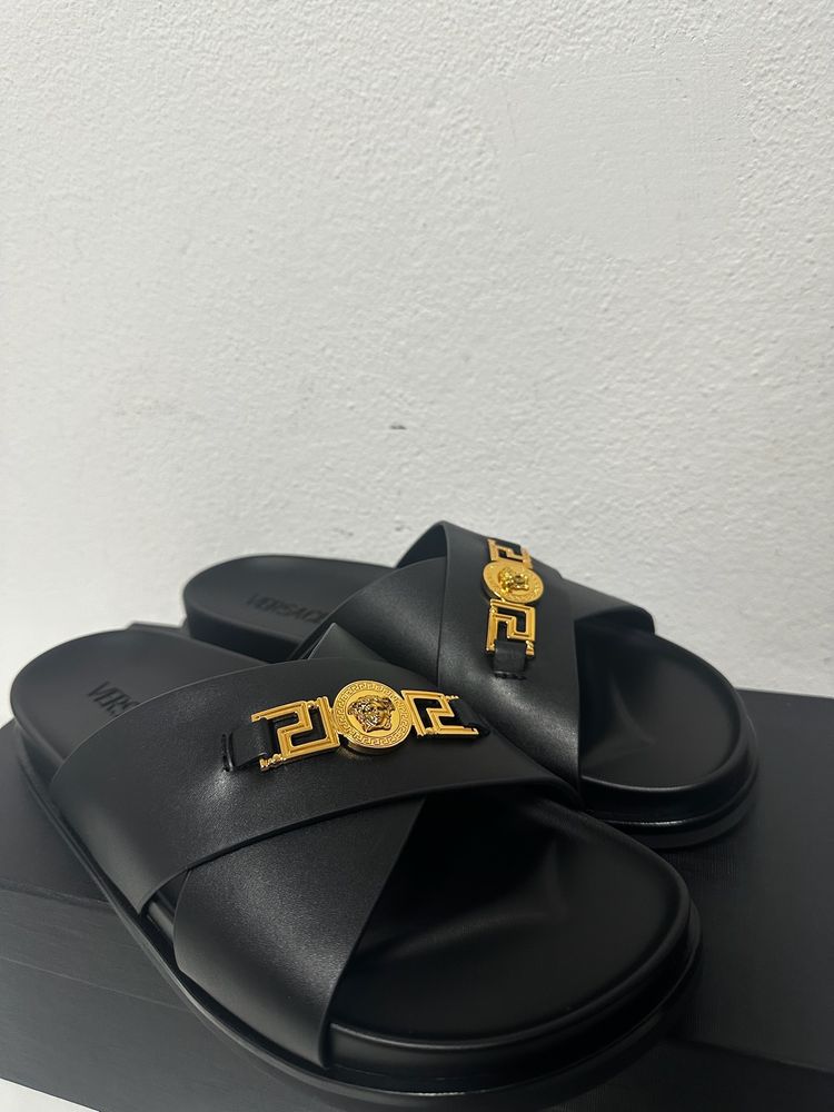 Versace Black Sandals 2
