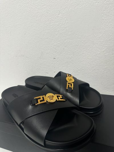 Versace Black Sandals 2