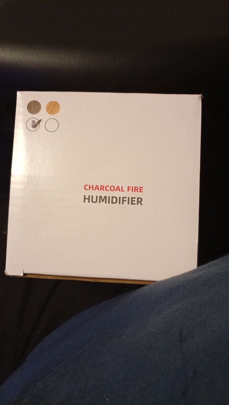 Charcoal Fire Humidifier obraz 2