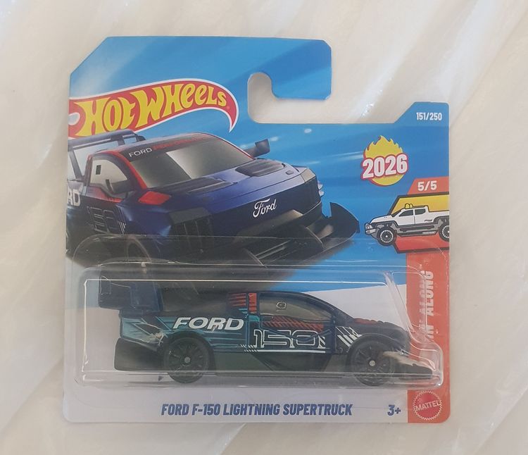 Hot Wheels Ford F-150 Lightning Supertruck Toy Car
