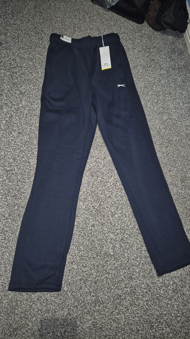 MENS SIZE M Brand New £35 RRP Slazenger Navy Blue Sweatpants