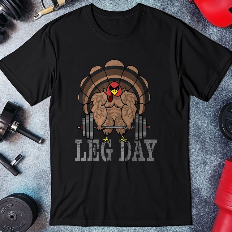 Deadlifting Turkey T-Shirt - Gobble 2