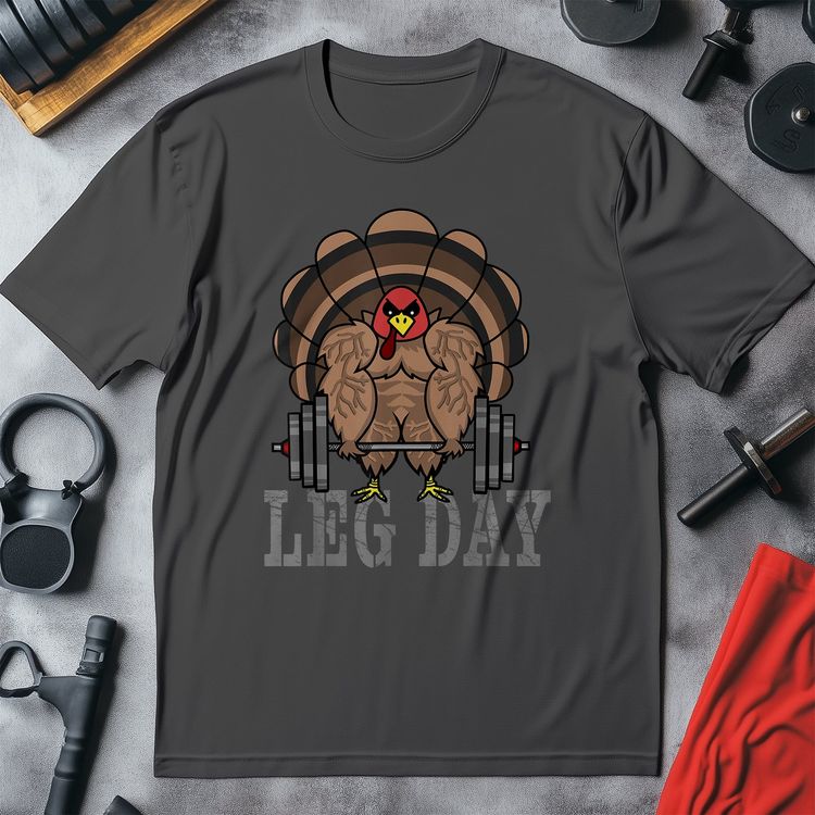 Deadlifting Turkey T-Shirt - Gobble 5