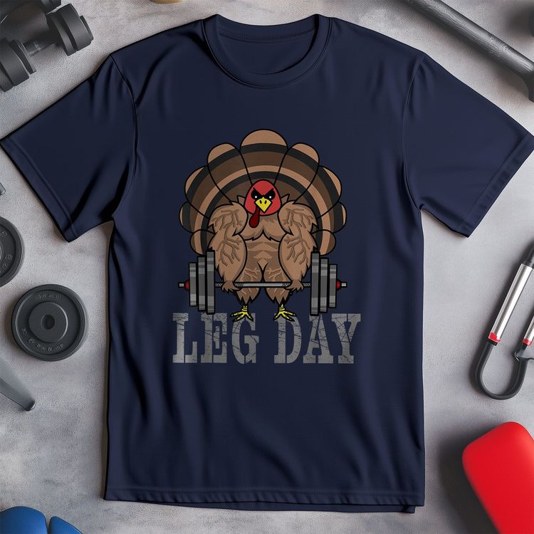 Deadlifting Turkey T-Shirt - Gobble