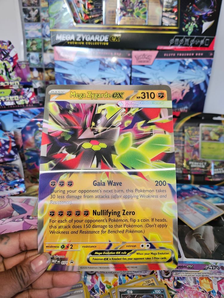 Mega Zygarde Ex Trading Card