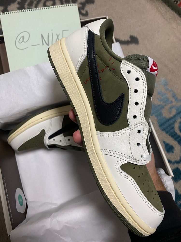 Immagine di Jordan 1 low medium olive  3