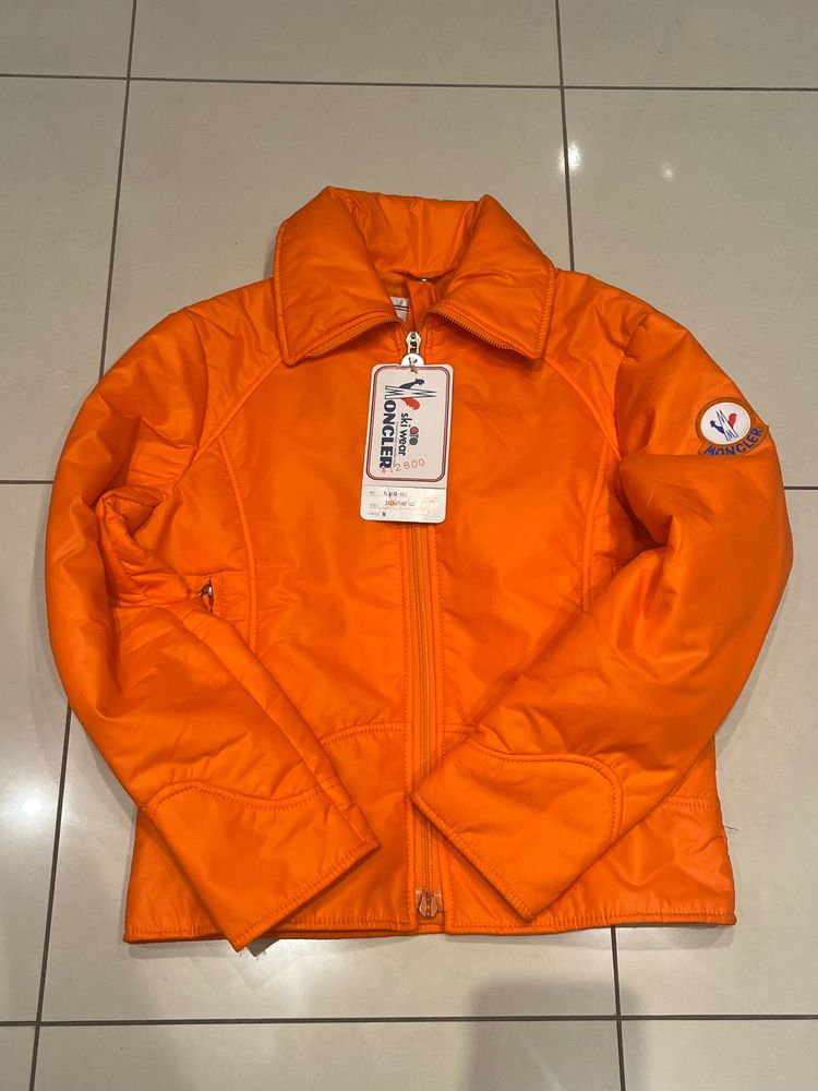 Vintage Moncler BNWT Orange Ski Jacket M