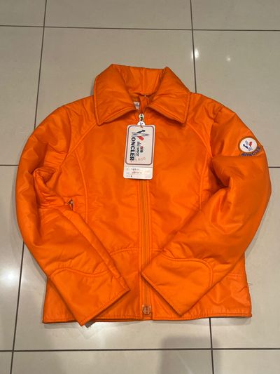 Vintage Moncler BNWT Orange Ski Jacket M