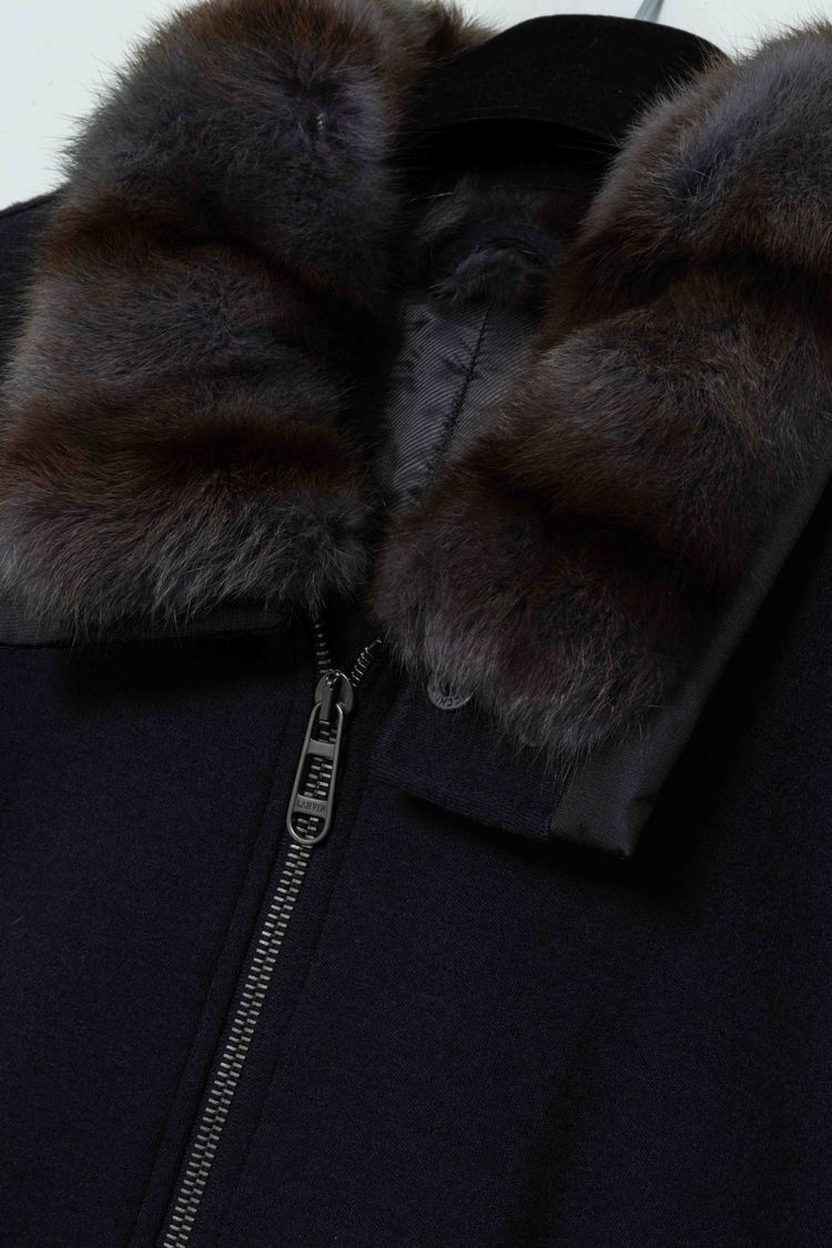 Lanvin Wool Fur Blouson Jacket image 13