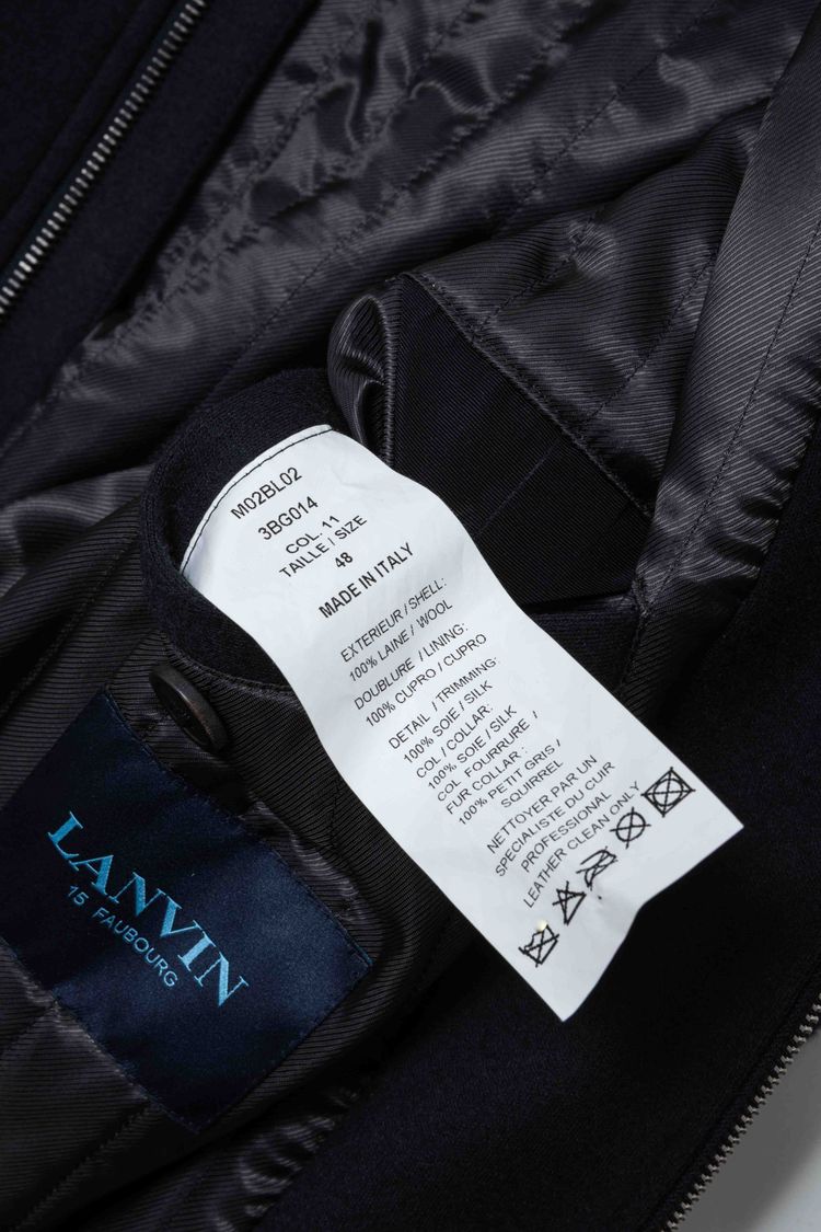 Lanvin Wool Fur Blouson Jacket image 12