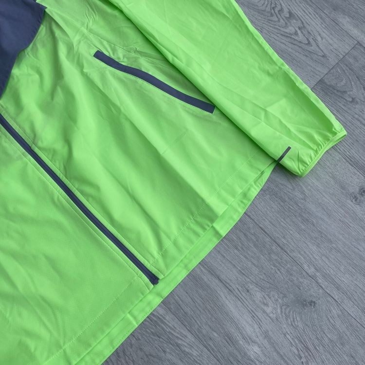 Nike Miler Repel Zip Windbreaker Running Jacket - Iron Purple/Black/Lime Blast [HV6521-506] obraz 4